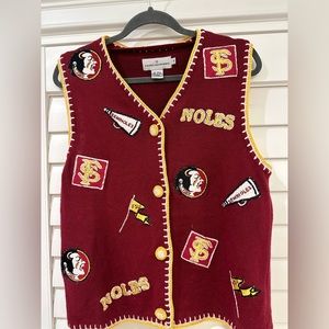 FSU Vintage Patchwork Vest